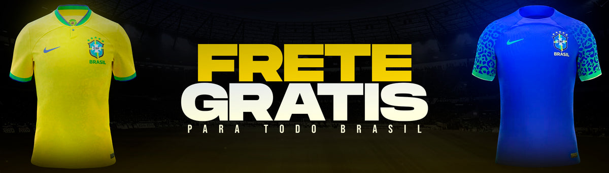 Camisa Seleção Brasil 1 Home 22/23 Jogador Neymar Jr 10 R$ 179,90